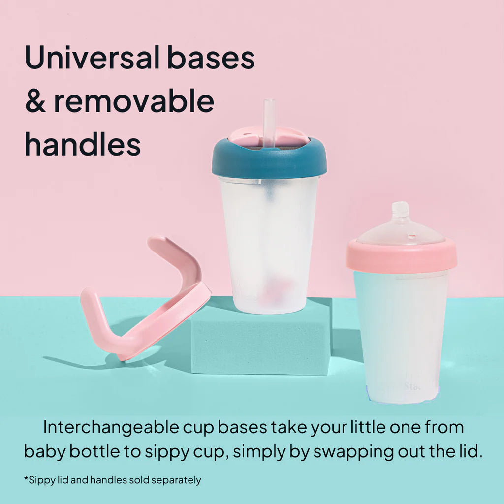 240ml Baby Bottle Two Pack purple/purple 3-6 M teat