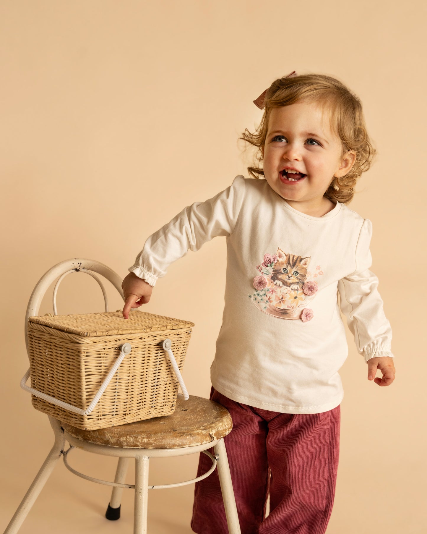 Fern Kitten LS Tee