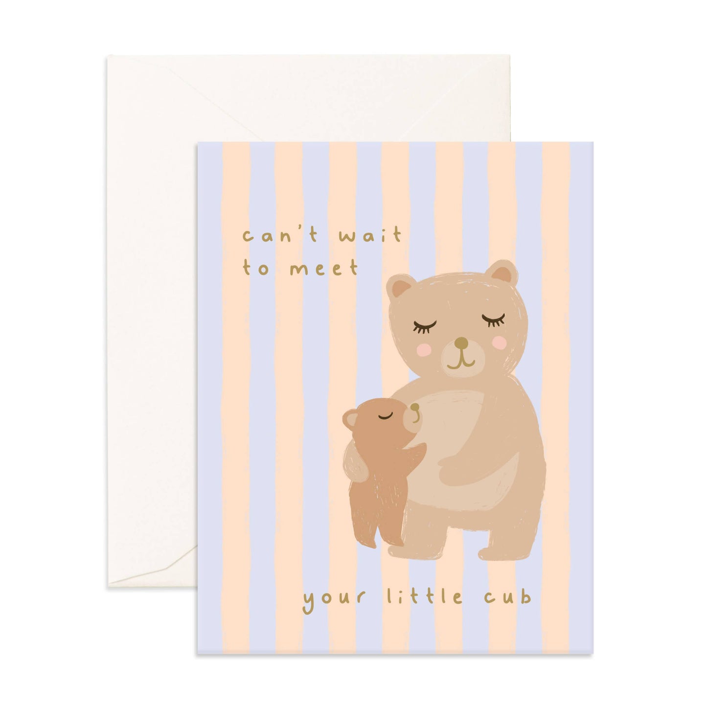 Meet Little One Cub Greeting Card