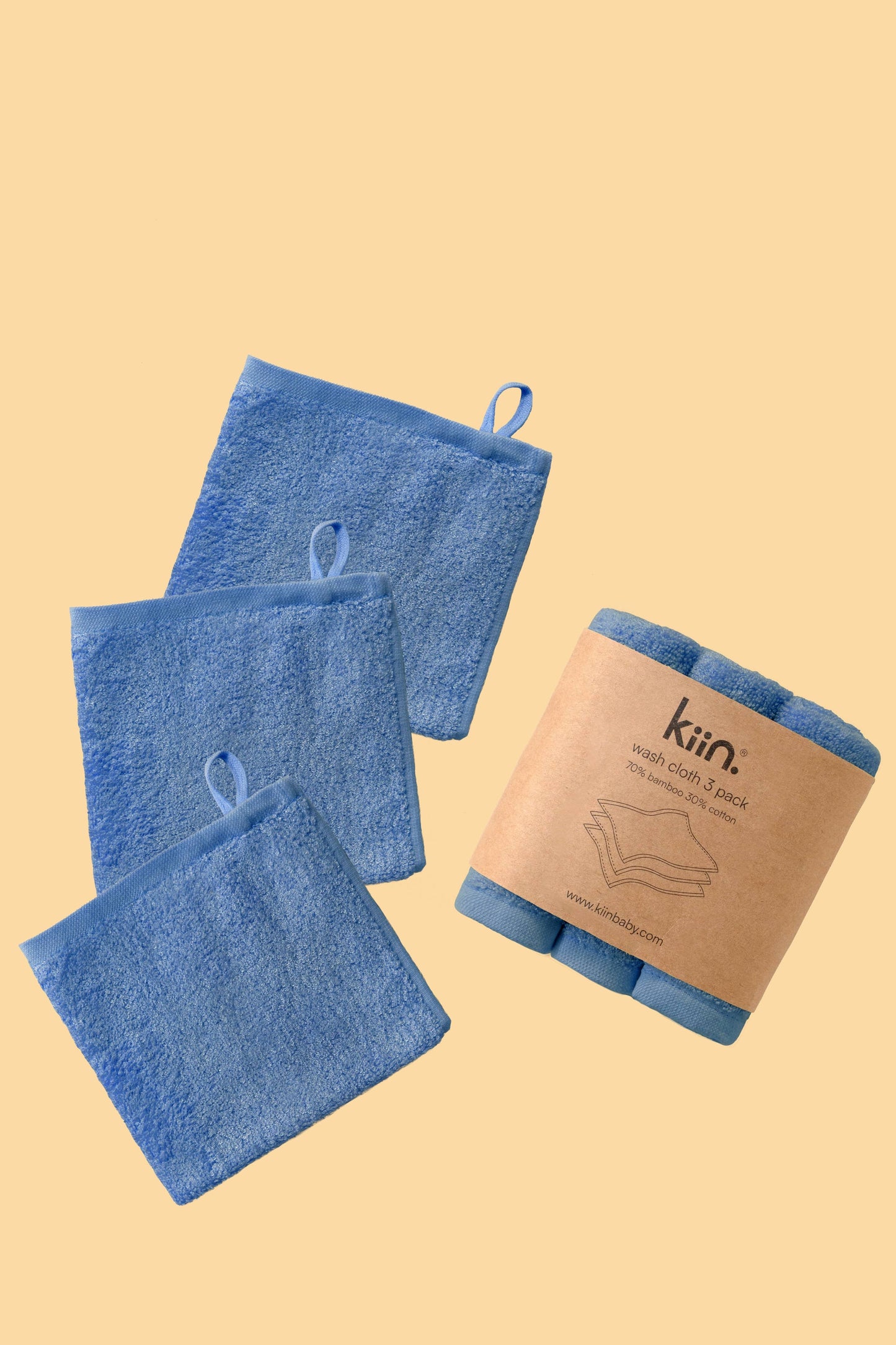 Wash Cloths 3 Pack: Ivory
