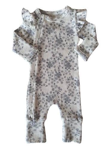 Bloom Floral Jumpsuit: Blue / 0000