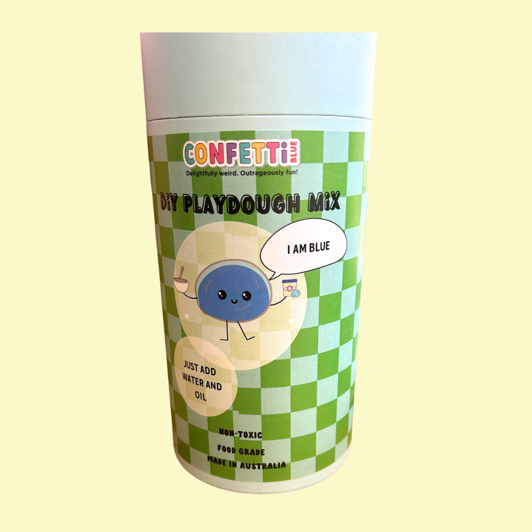 DIY Playdough Mix: Blue