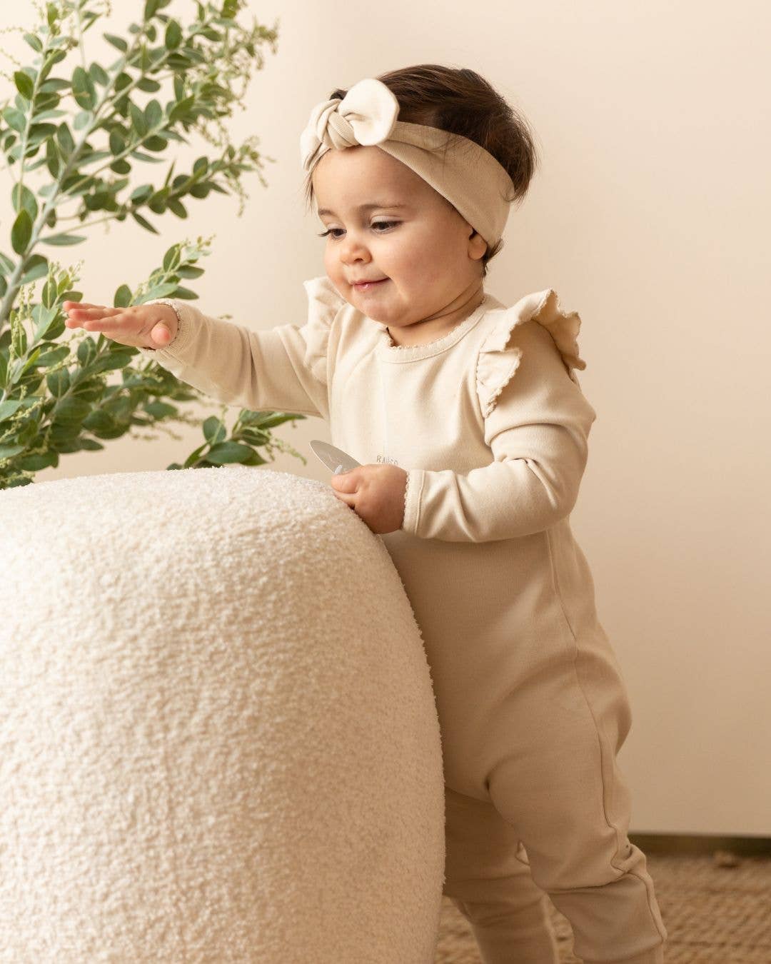 Frilled Apple Jumpsuit: Rose Pink