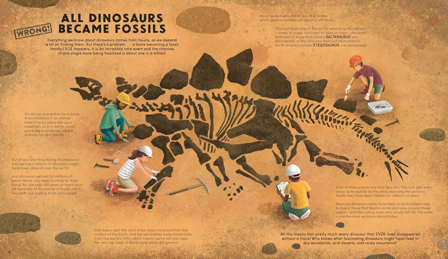 Everything You Know About Dinosaurs is Wrong! by Dr Nick Crumpton - Book