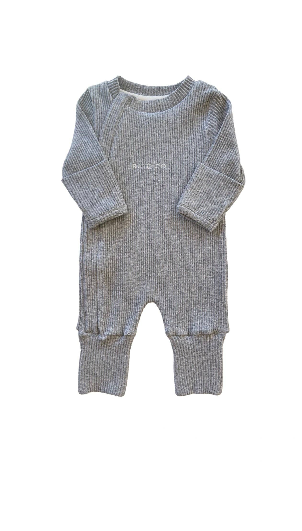 Ribbed Jumpsuits: Light Blue
