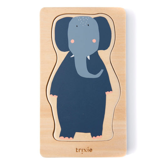 Wooden 4 Layer Animal Puzzle