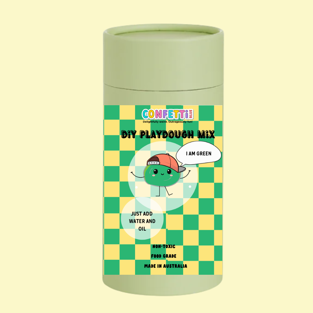 DIY Playdough Mix: Green