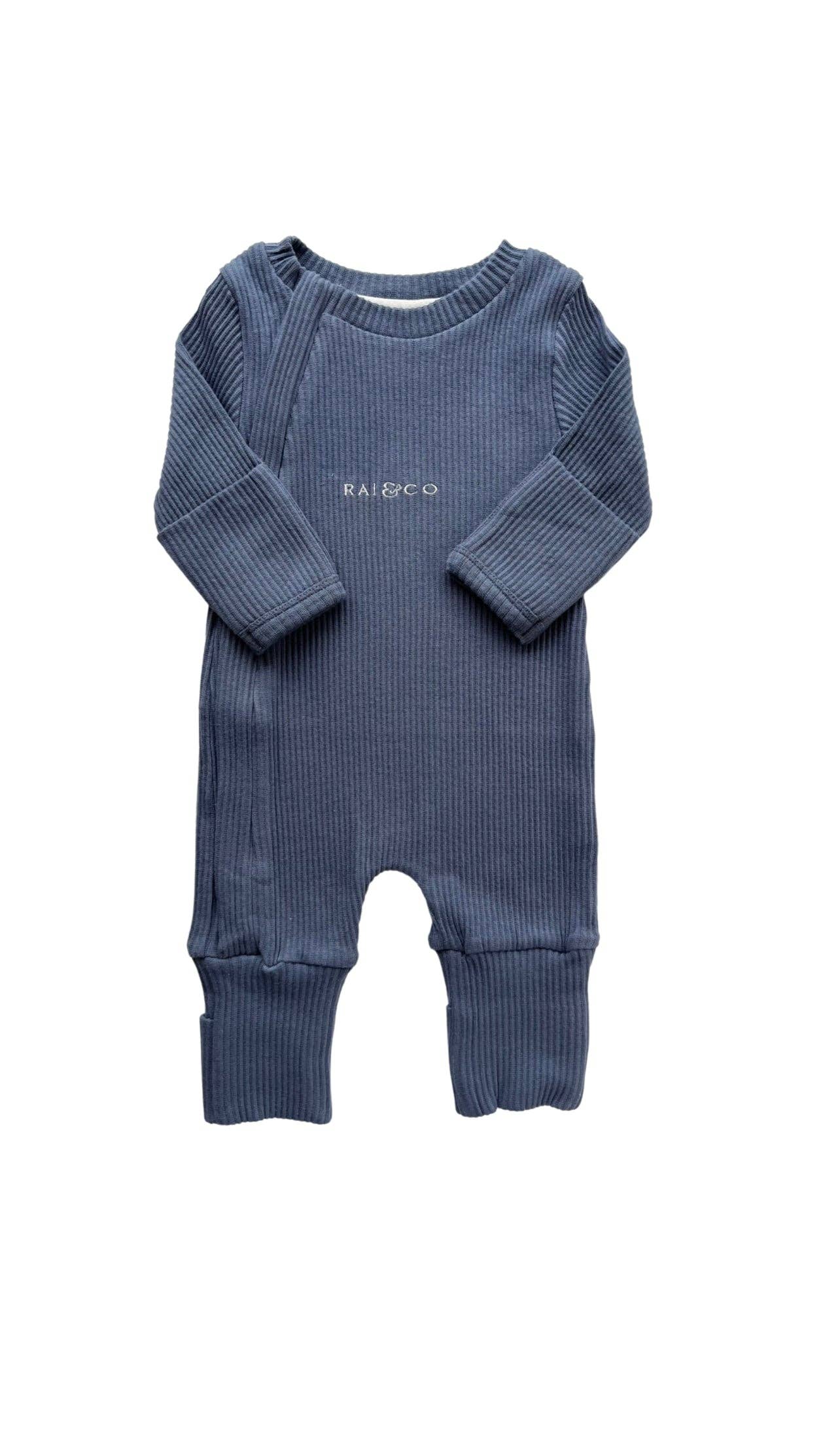 Ribbed Jumpsuits: Royal Blue