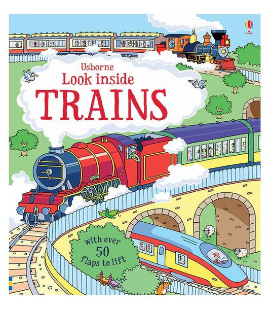 Look Inside Trains - Book