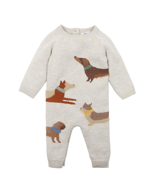 Austin Dogs Knitted Romper