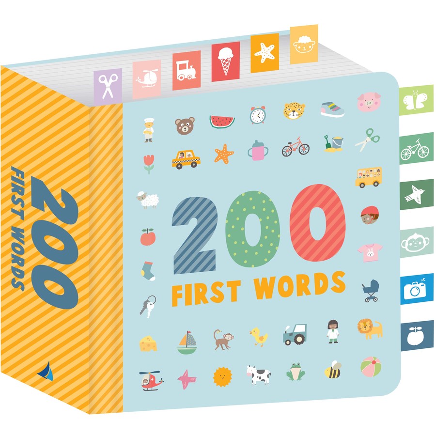 200 First Words Block Book