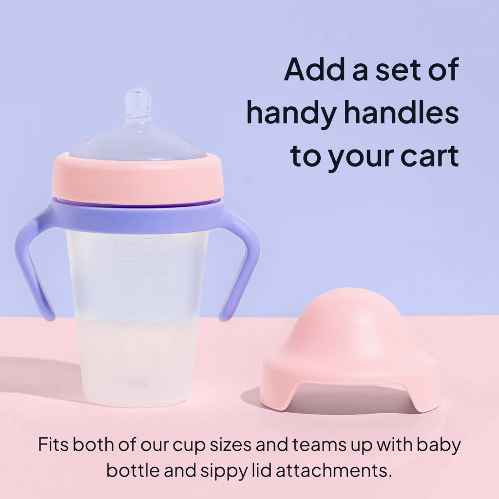 240ml Baby Bottle Two Pack purple/purple 3-6 M teat