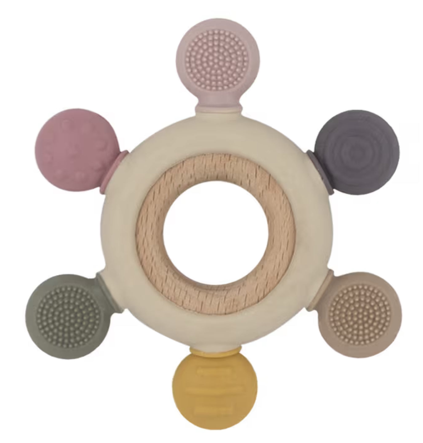 Multi Surface Teething Wheel - Rose