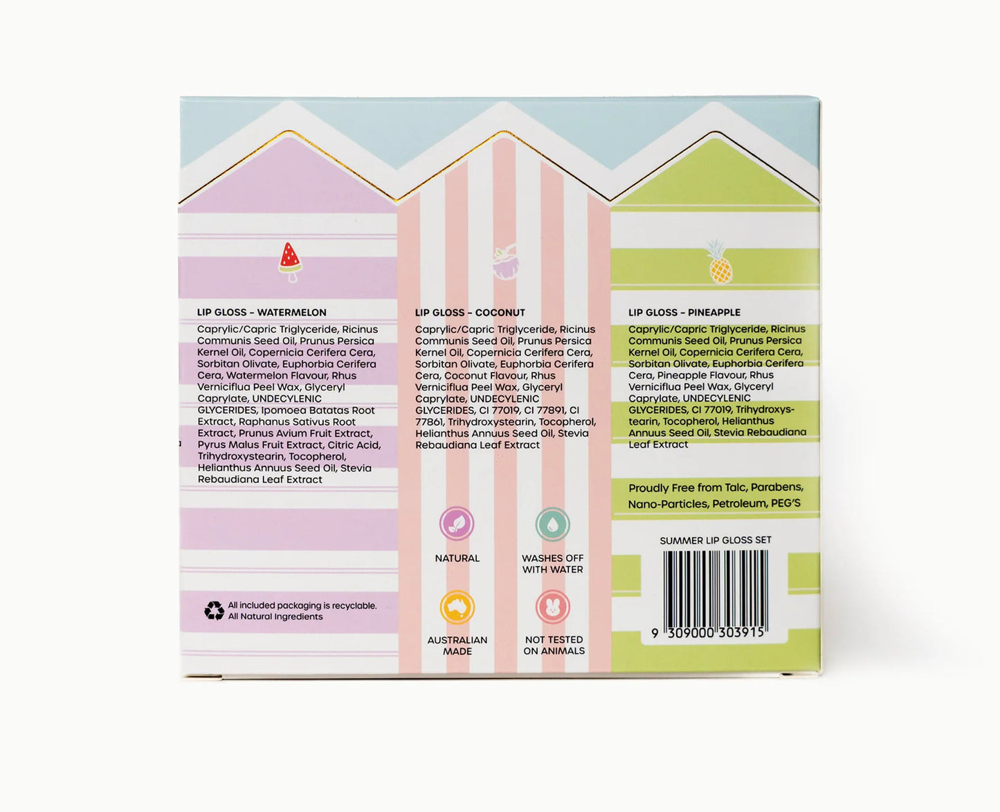 Beach Club Natural Lip Gloss Set