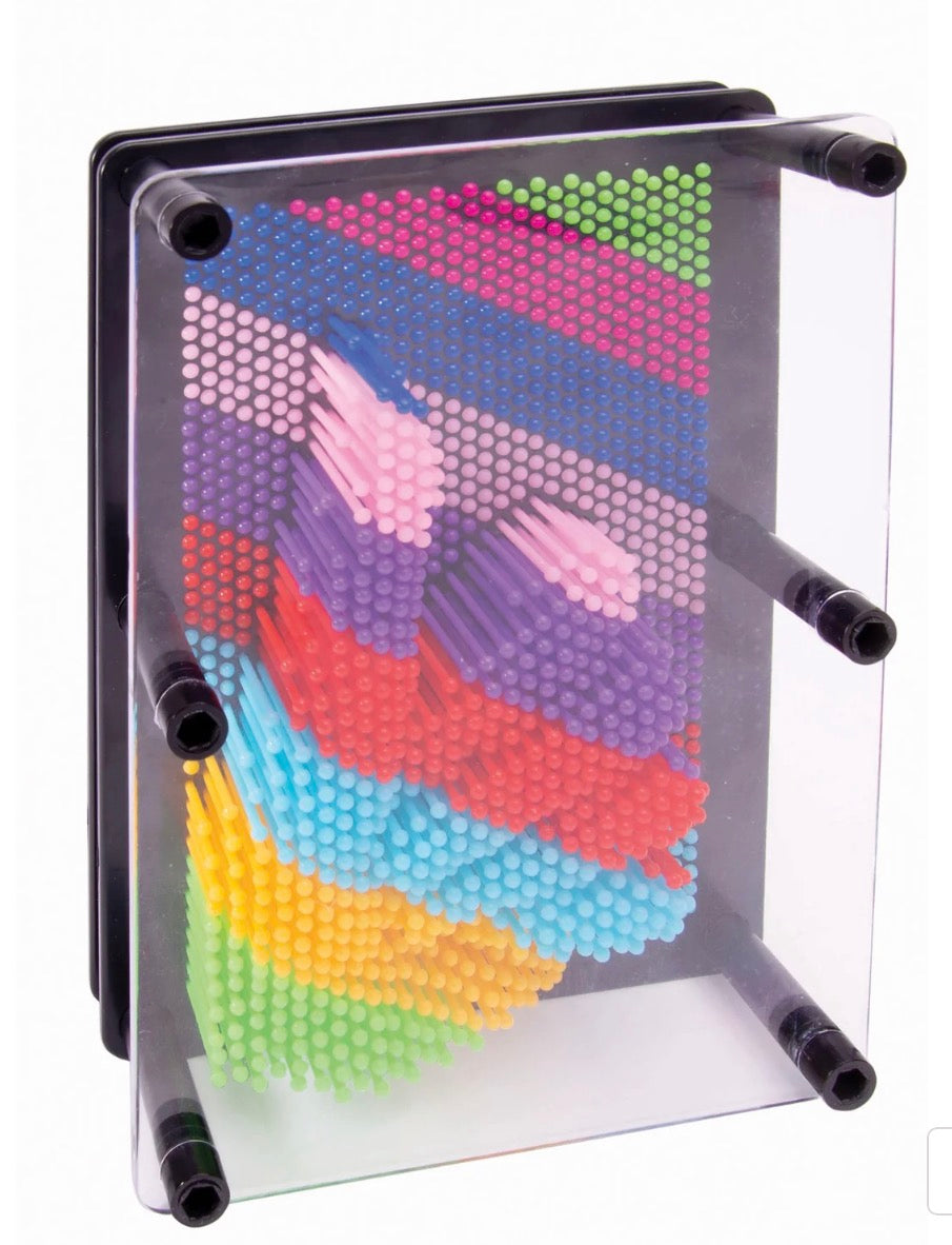 Rainbow Pin Art