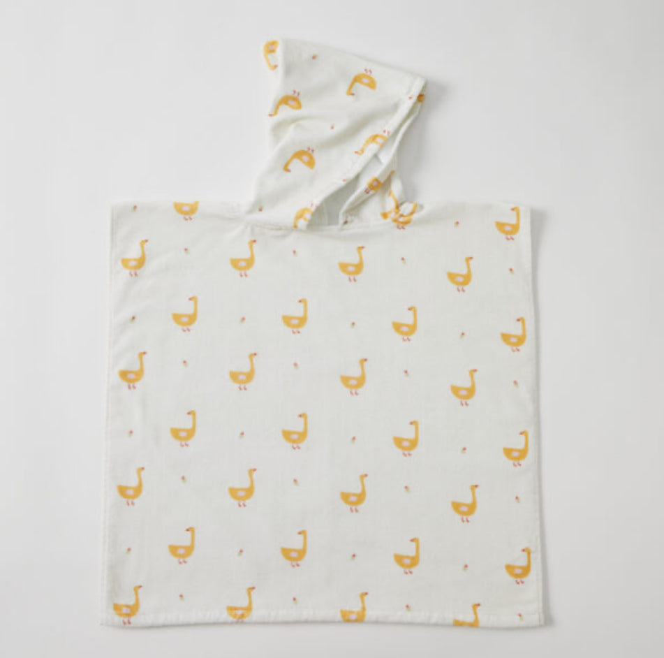 Sunny Days Hooded Poncho