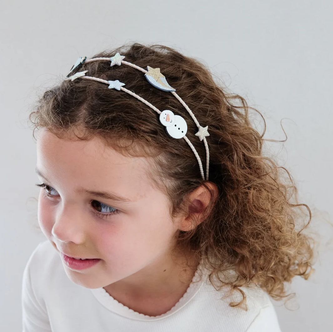 Snowman Double Alice Headband