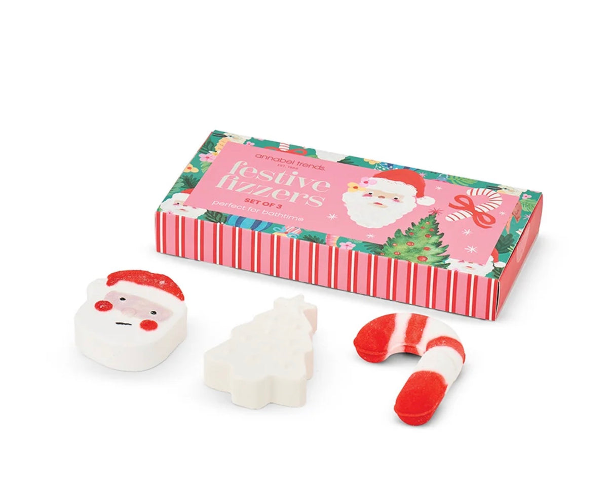 Festive Bath Fizzers 3PC
