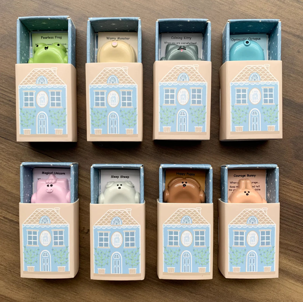 Metal Worry Stone - Sleep Sheep