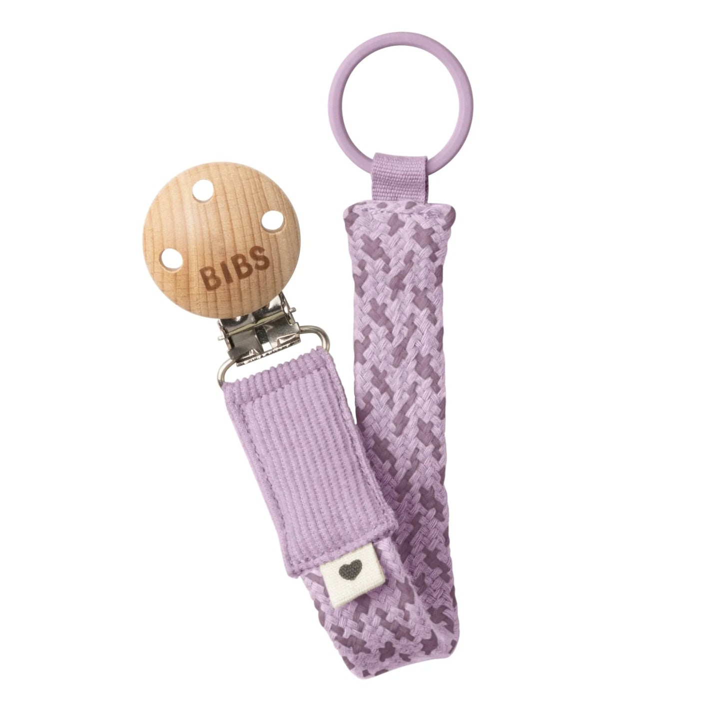 Pacifier Clip - violet Sky / Mauve