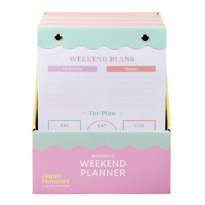 Happy Mondays Weekend Magnetic Planner