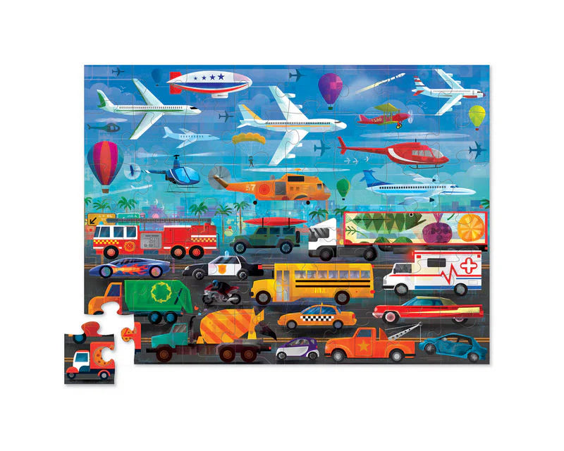 Above and Below Puzzle - Things That Go