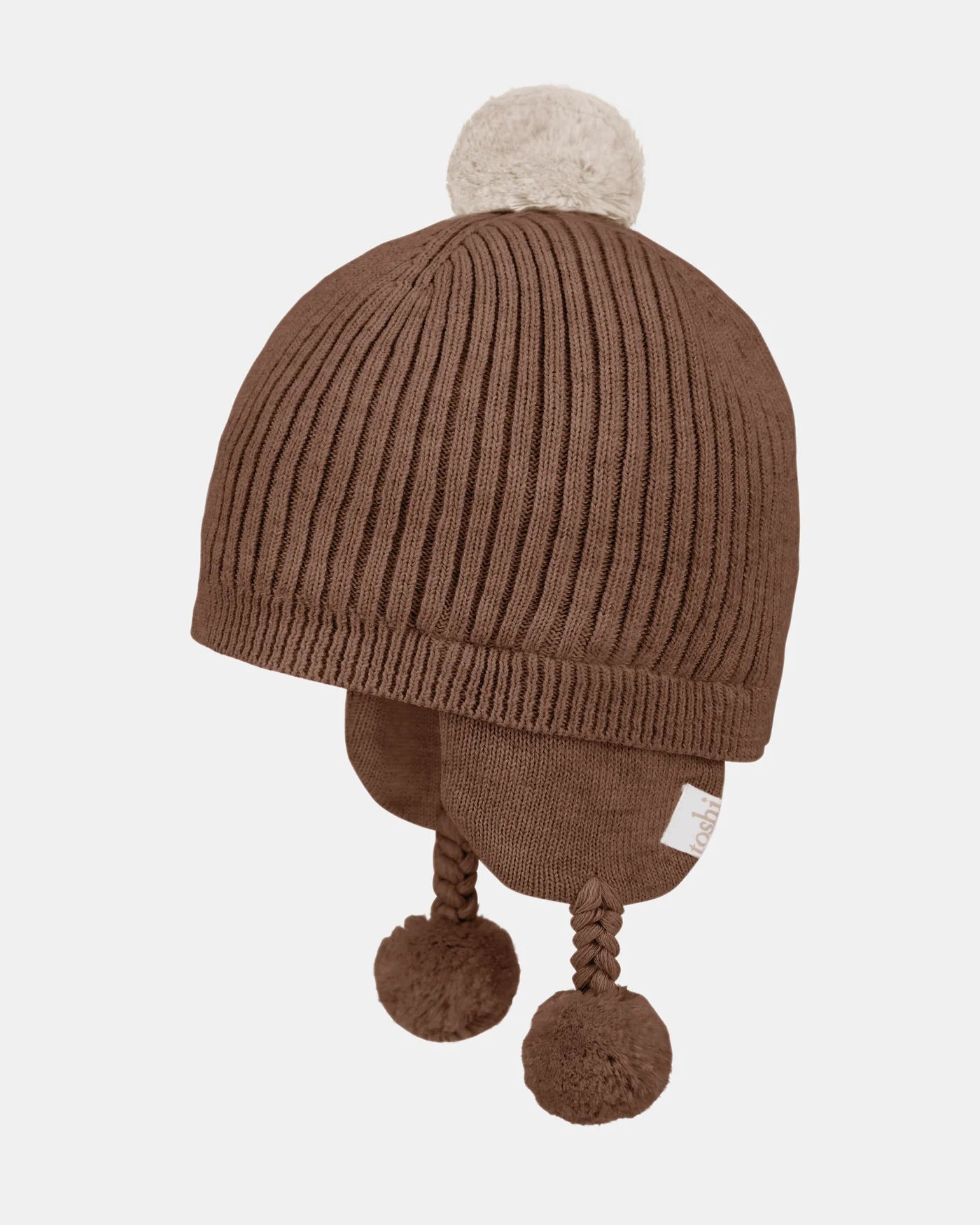 Organic Earmuff Bobby - Peppercorn