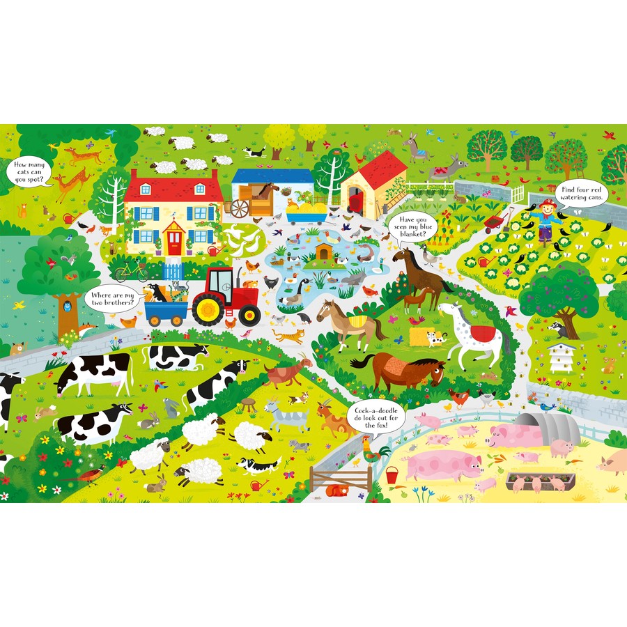 Book and Jigsaw: On the Farm