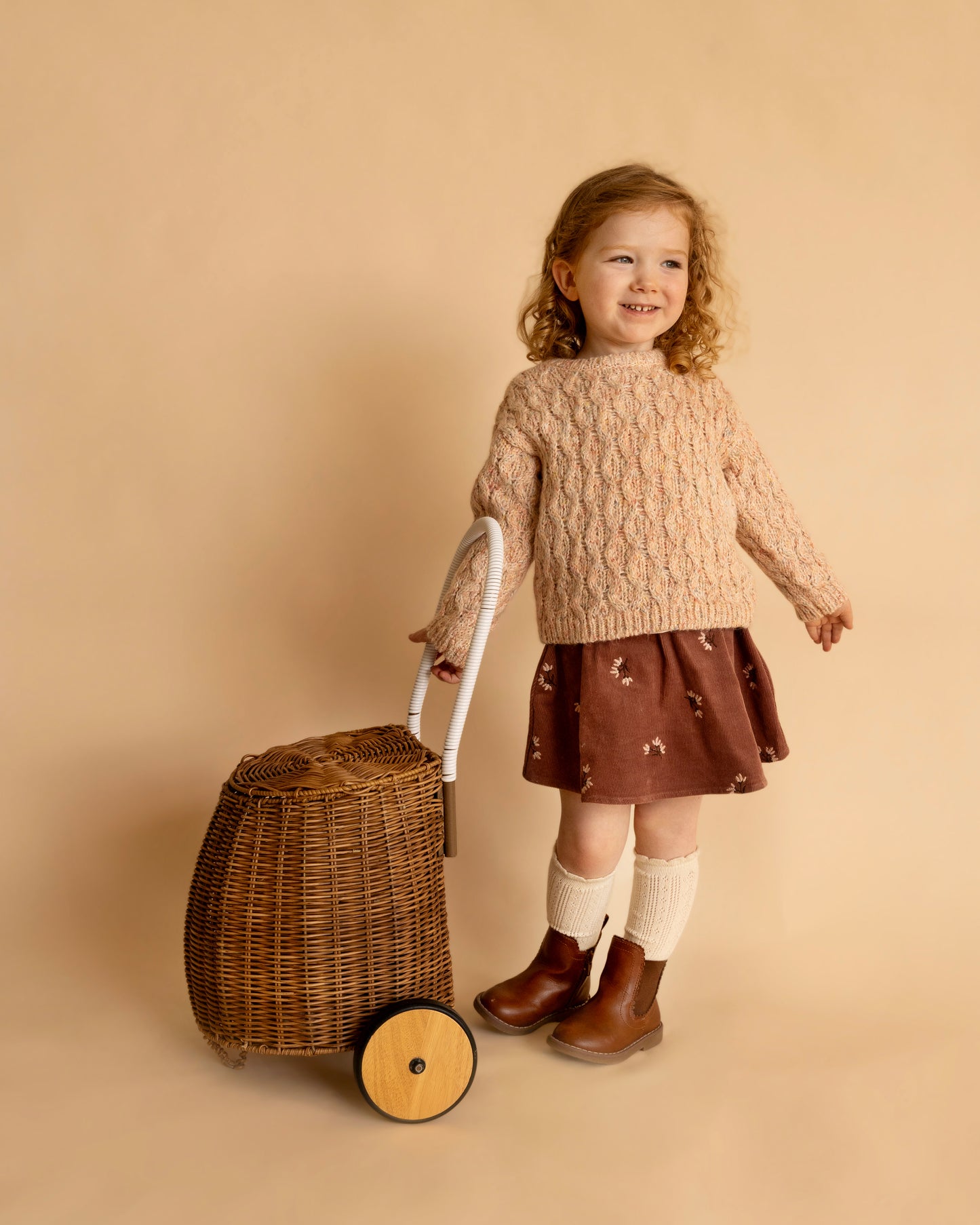 Wild Garden Embroidered Skirt with Shorts