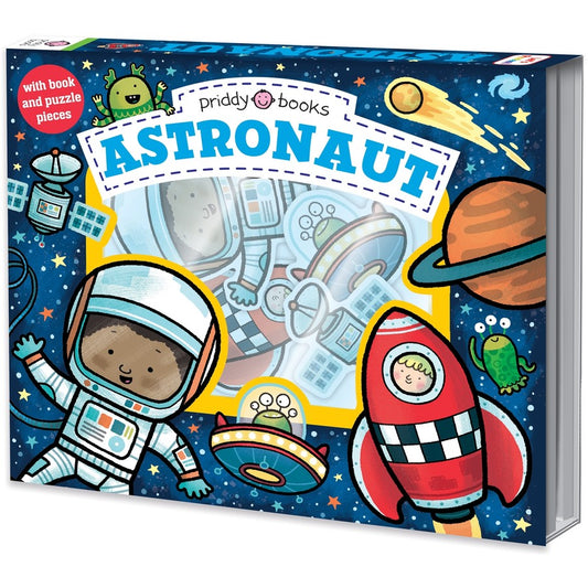 Let's Pretend Book + Puzzle set - Astronaut