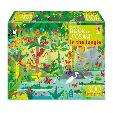 Usborne Book and Jigsaw In The Jungle 300pc