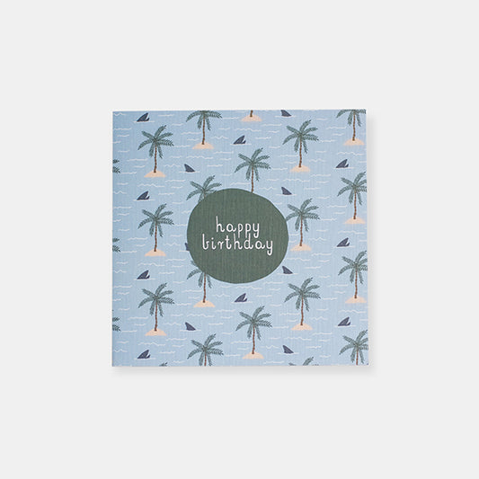 Card - Birthday - Palm Trees