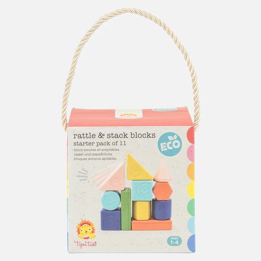 Rattle and Stack Blocks - Starter Pack of 11