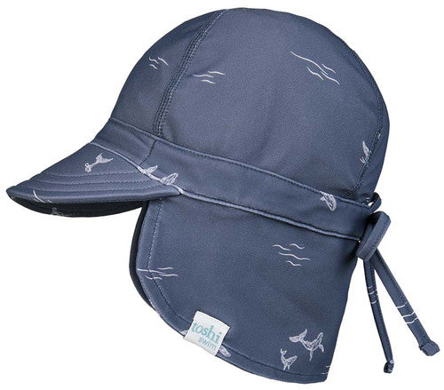 Swim Baby Flap Cap Classic Whales