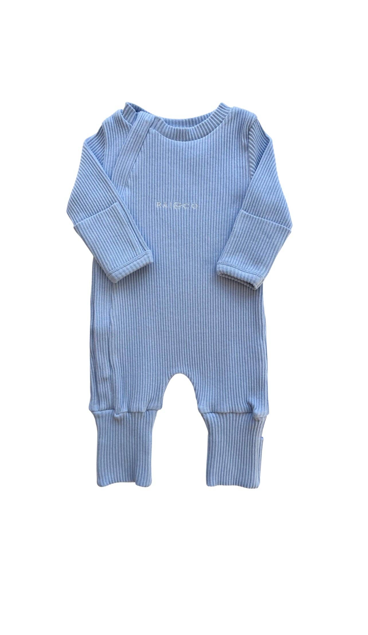 Ribbed Jumpsuits: Royal Blue