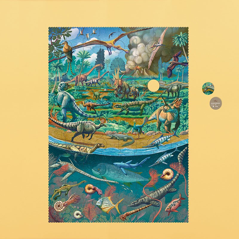 Look & Learn Puzzle - Age Of Dinosaurs