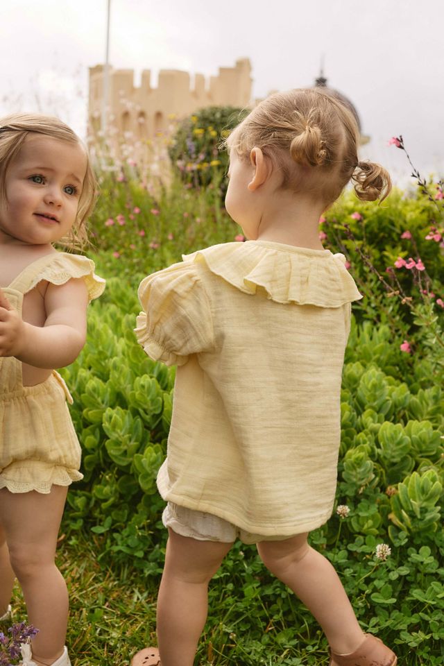 Organic Cotton Muslin Alora Top - Sunshine