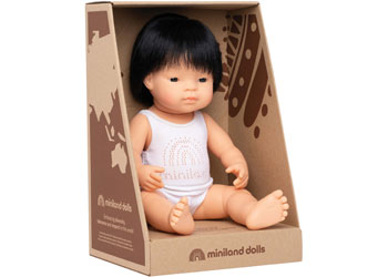 Baby Doll, Asian Boy, 38 cm