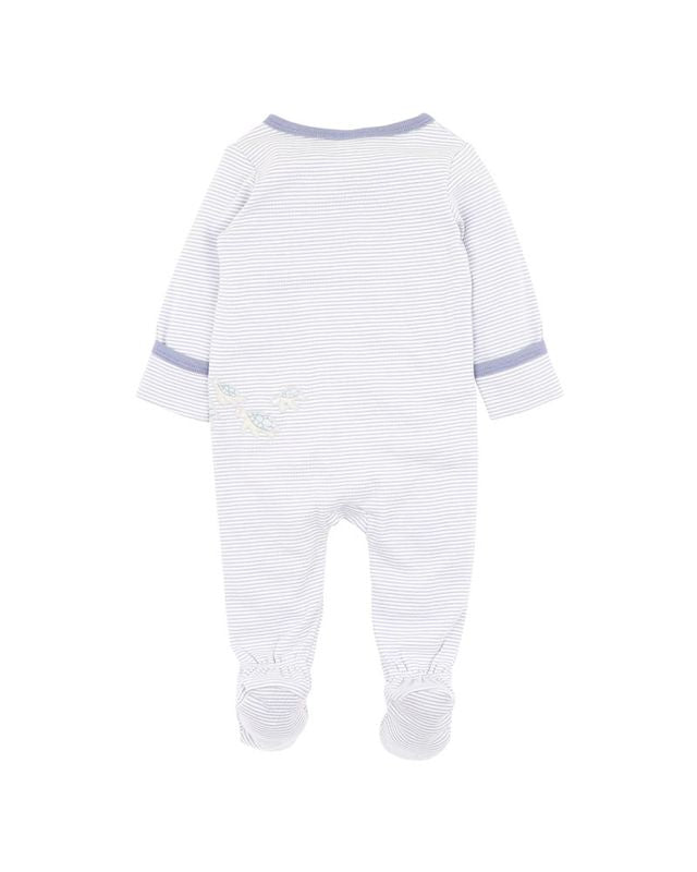 Axel Stripe Organic LS Zipsuit