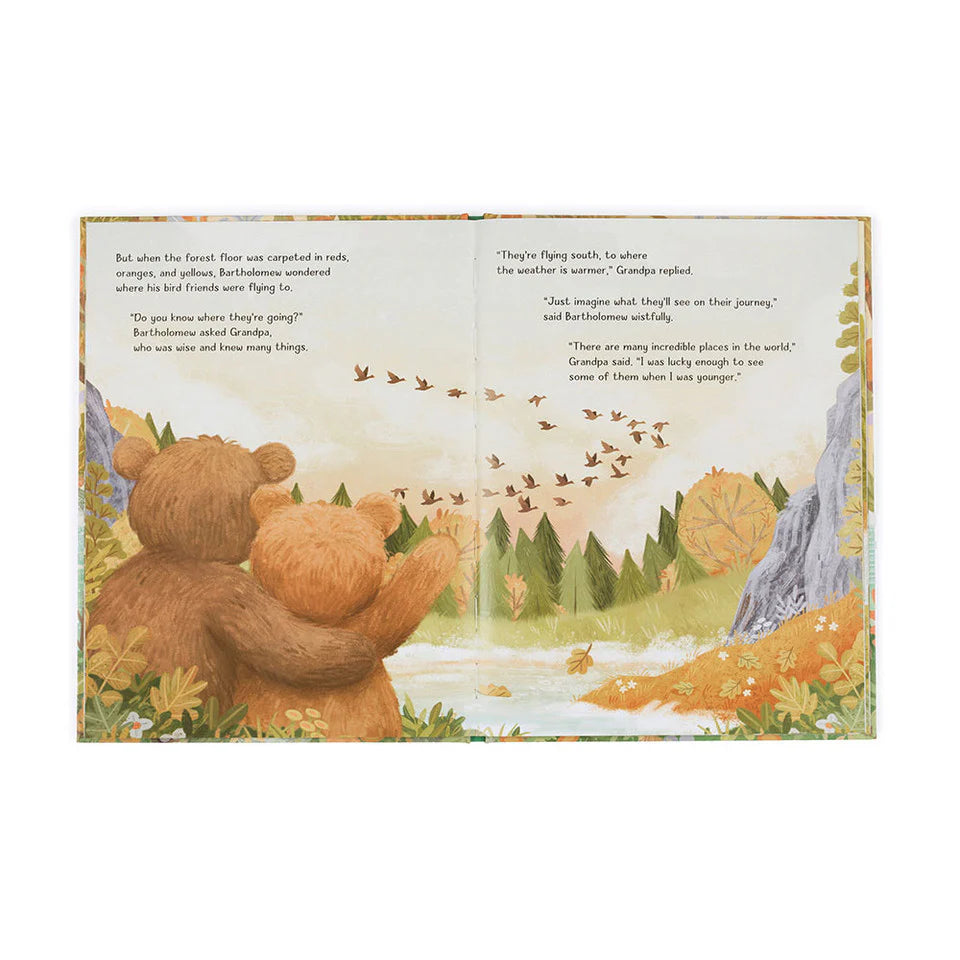 Jellycat Book - It's A Big World Bartholomew Bear