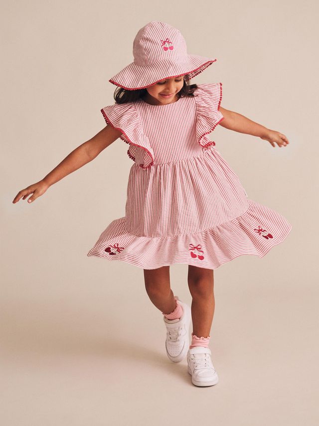 Cherry Pie Stripe Dress