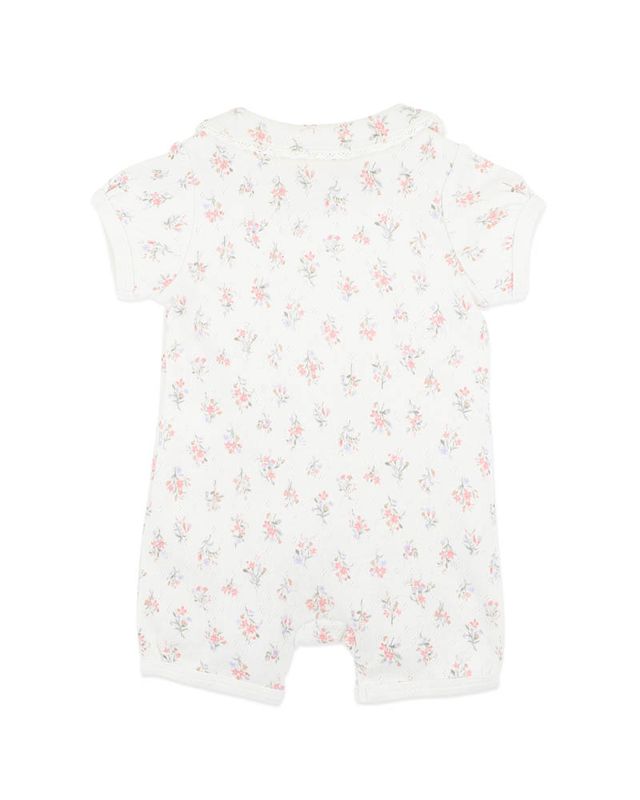 Anya Ditsy Print Organic SS Zipsuit