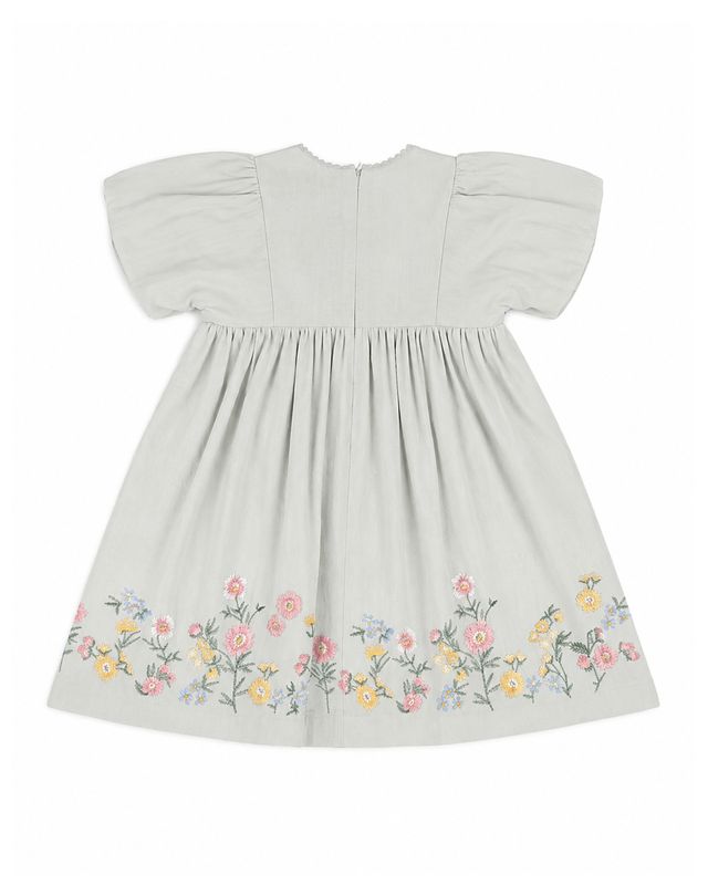 Pia Embroidered Hem Dress
