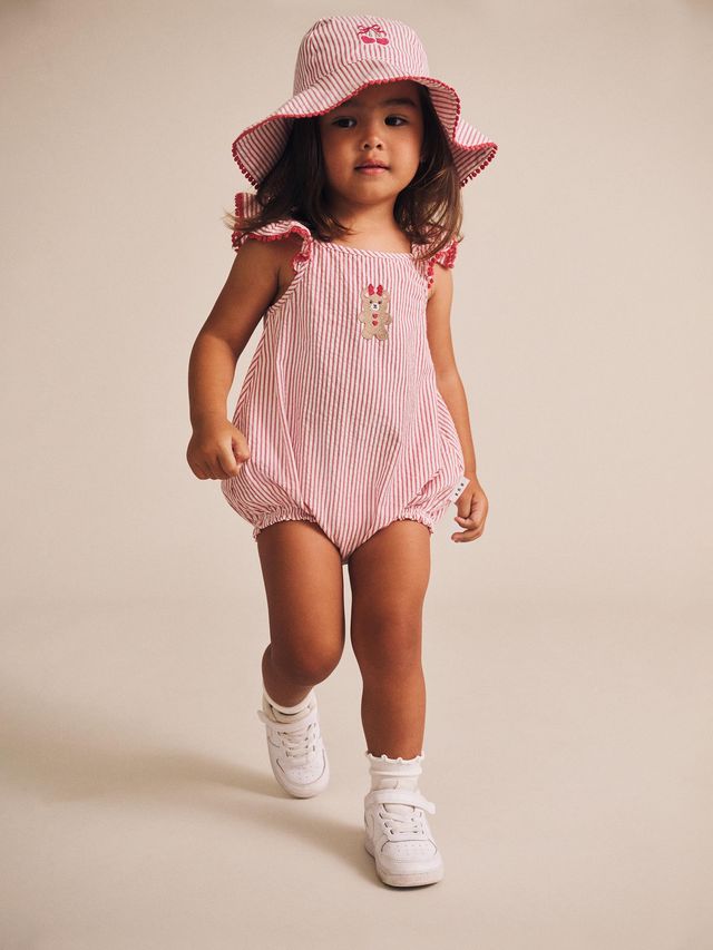 Gingerbread Frill Playsuit