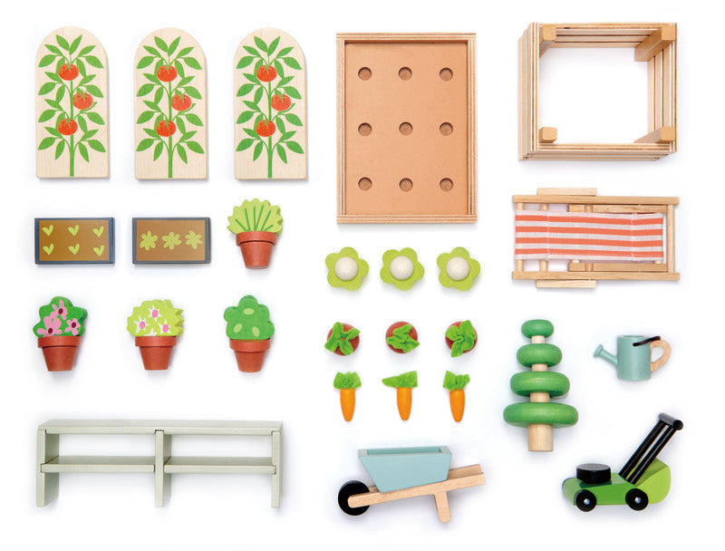 Greenhouse With Garden Set