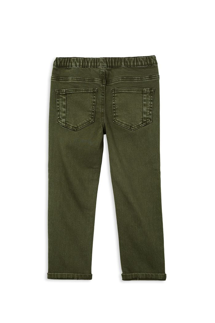 Milky Green Denim Jeans