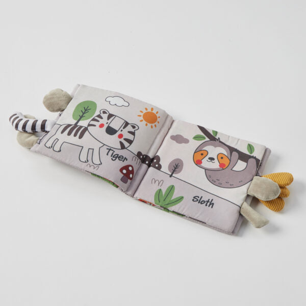 Jungle Tails Fabric Book