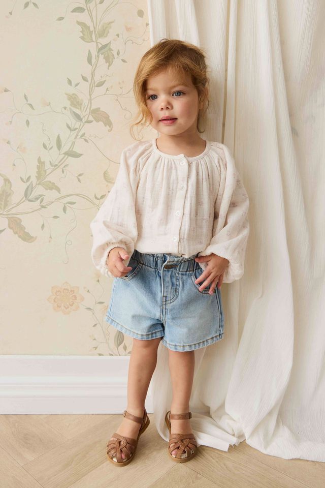 Kora Short - Antique Blue