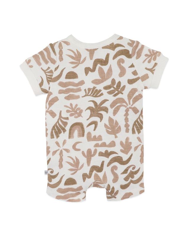 Abstract Oasis SS Zipsuit
