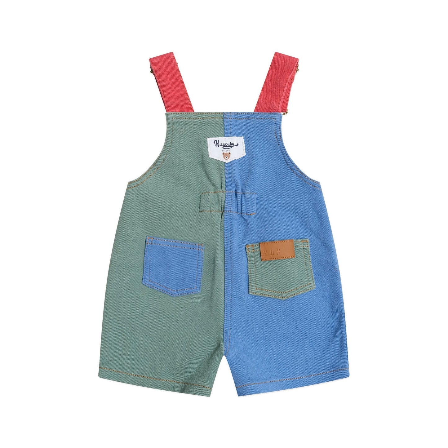 Denim Short Overalls Multicolour